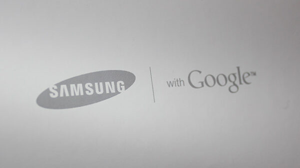 samsung logo with google