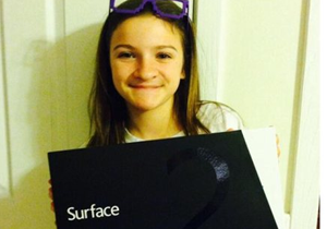 wins over 12 year old to make Microsoft Surface 2 sale