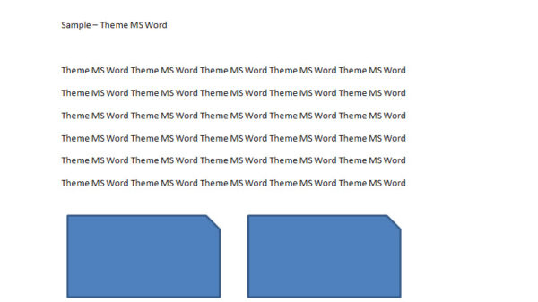 MS Word Theme 1