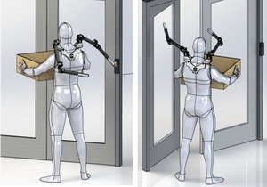 extra pair robotic arms open door 300