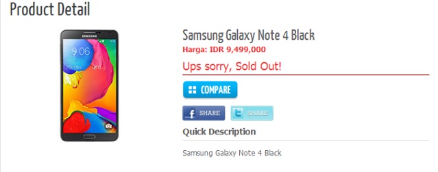 Samsung Galaxy Note 4 specs and price table 01 600
