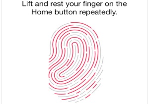 Touch ID Scan Finger Image