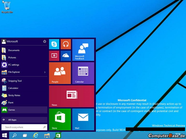 Alleged screenshots leak of the next Windows 01 600