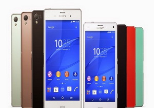 Xperia Z3 Xperia Z3 compact Colour range 300 e