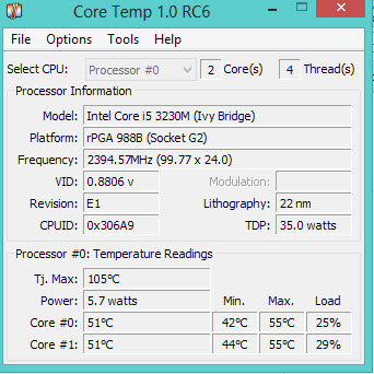 core temp 1.13 readme file