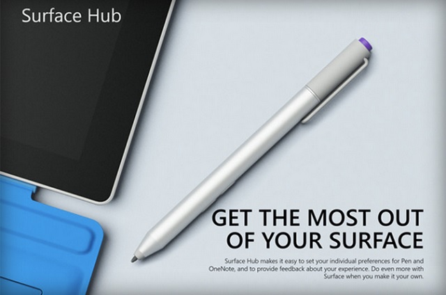 new Surface Hub brings pen customization to the Surface Pro 3 600
