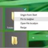 Windows 10 pin to taskbar Image
