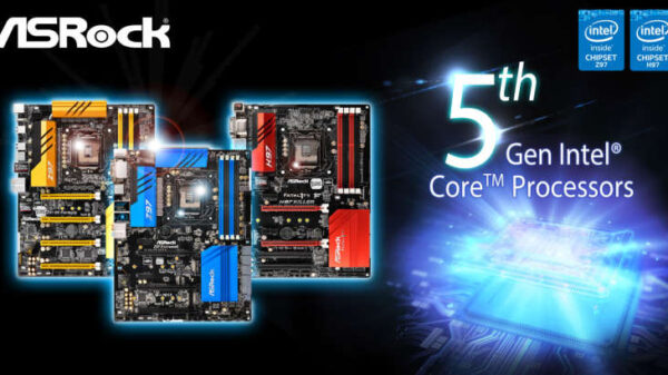 ASRock z97 intel 5 core processor