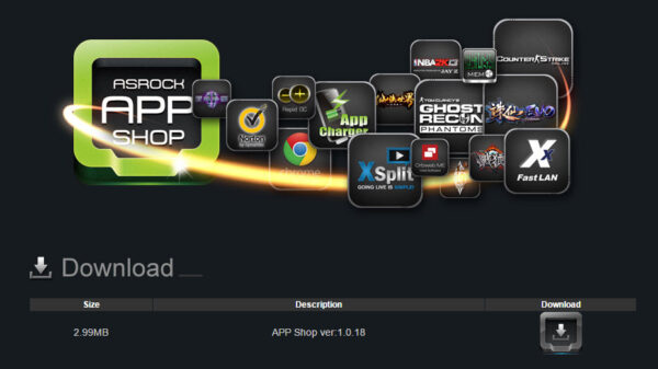 ASRock App dl