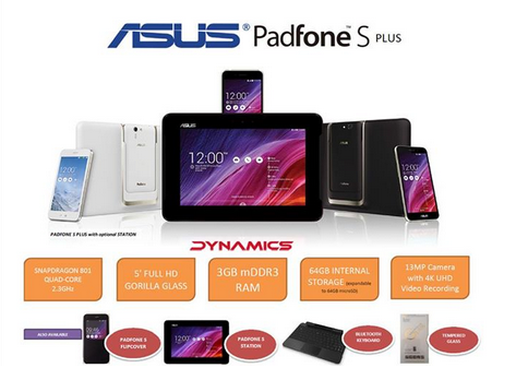 Asus Padfone S Plus coming to Malaysia on April 8th