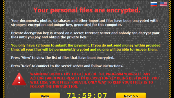 Critroni ransomware 2