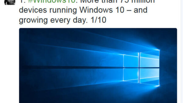 windows 10 75million device update 600