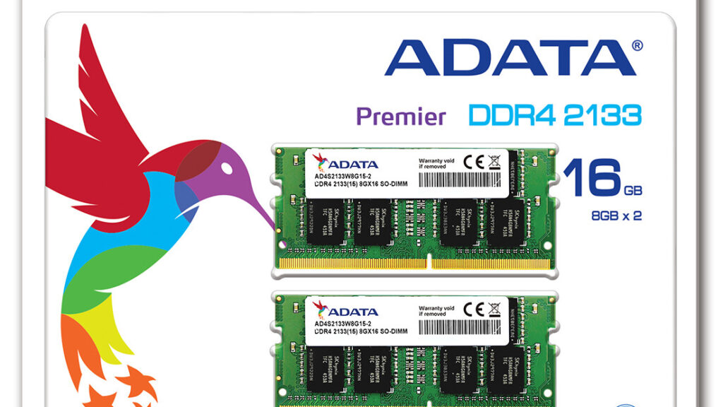 ADATA เปิดตัวแรม Premier DDR4 2133 SO-DIMM memory modules สำหรับโน๊ต ...