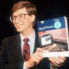 Bill Gates and Microsoft Windows retail box 600