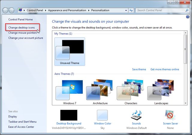 ปรับแต่งหน้าจอ Desktop Windows 10 กับการเพิ่มหรือลบชอร์ตคัตมาตรฐานใน  Personalization - Notebookspec