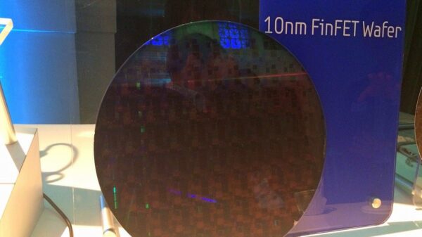 Samsung 10 nm FinFET wafer 600