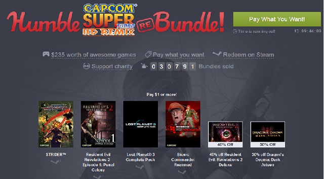 Humble Bundle: Capcom's Super Turbo HD Remix Bundle Offers