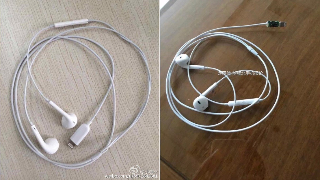 Lightning EarPod headphones leaked from weibo 600