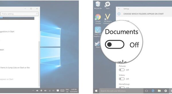 add folder start menu windows 10 3 1