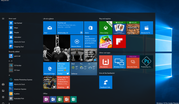 windows 10 new start menu 600