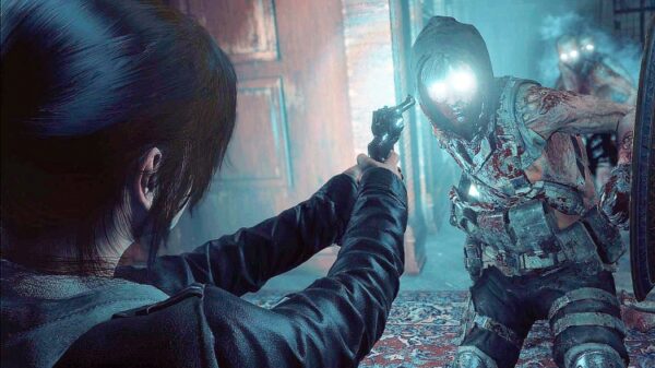 Lara fights with zombies in the trailer for the new DLC Rise of the Tomb Raider