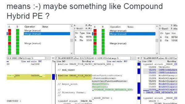 CHPE hybrid Windows 10 X86 on ARM64 600