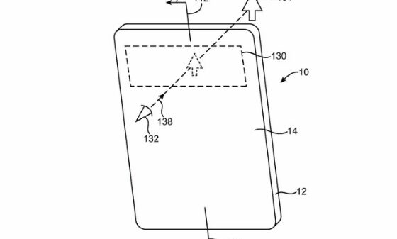 apple patent OLED screen full of holes 600