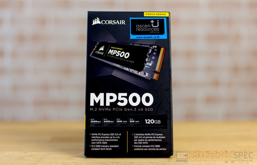 [Review] CORSAIR MP500 120GB สุดยอด SSD ความเร็วระดับ NVMe ในราคาที่ใคร ๆ ก็เอื้อมถึง Notebookspec