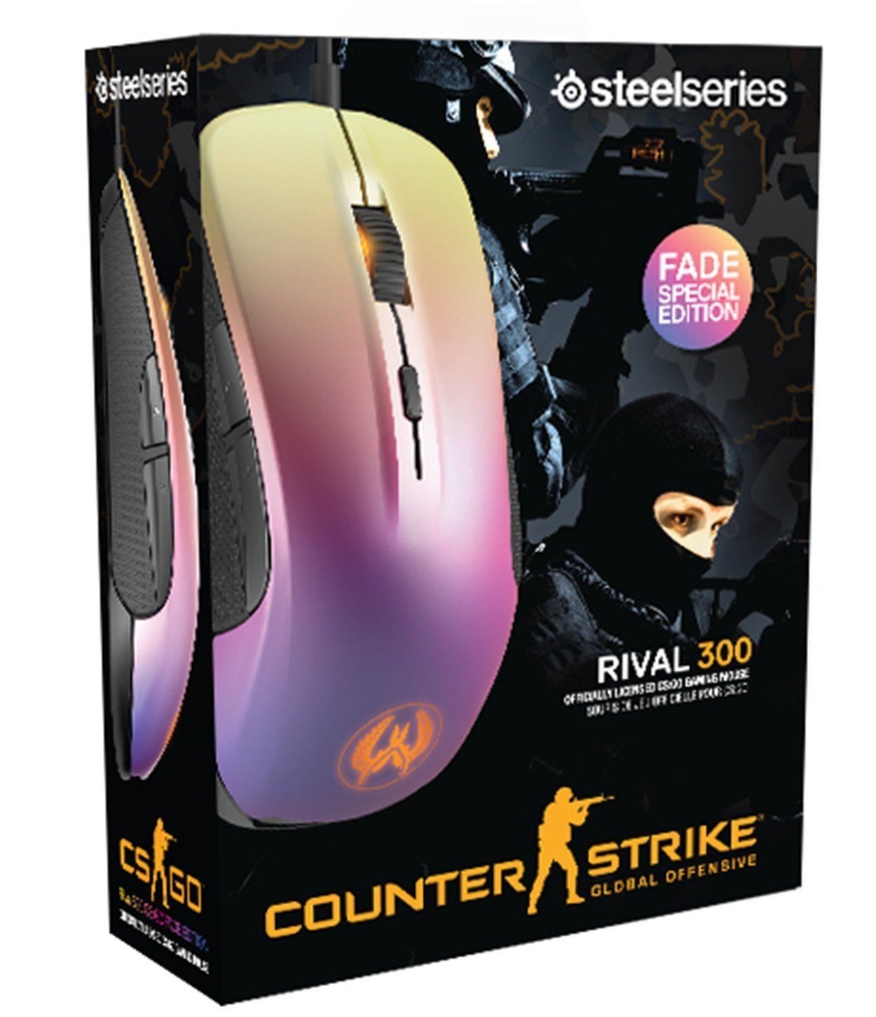 0042529 steelseries rival 300 optical gaming mouse fade
