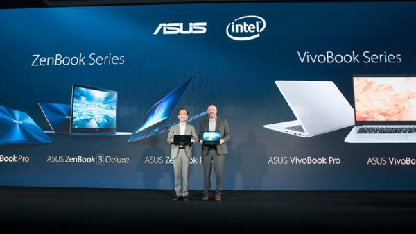 Intel Corporate Vice President Gregory Bryant joins ASUS Chairman Jonney Shih at Computex to celebrate longtime partnership 1