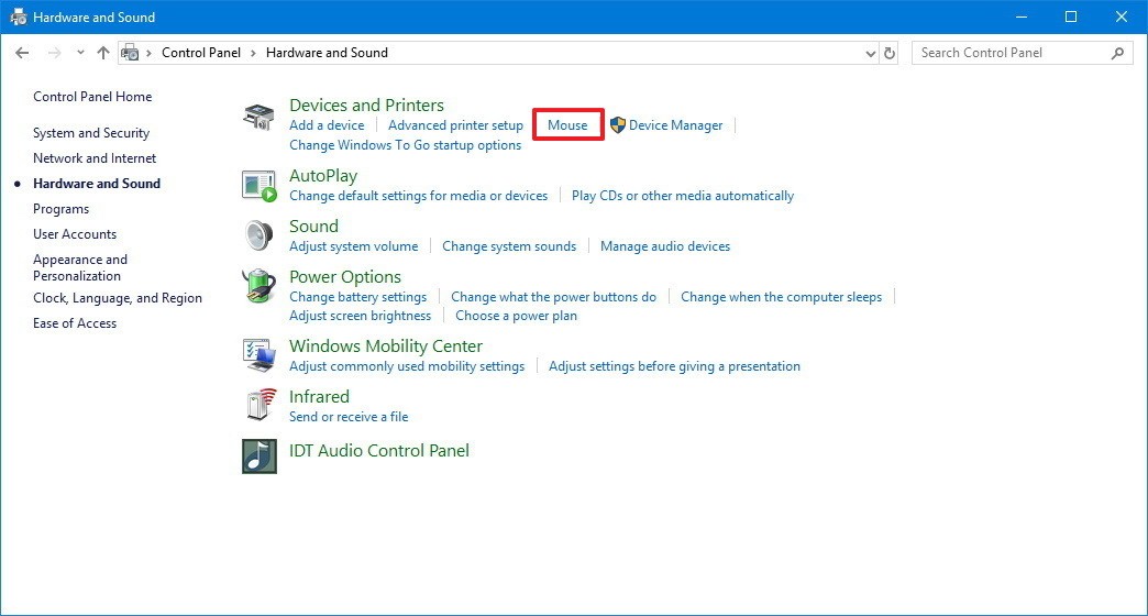 dell laptop disable touchpad
