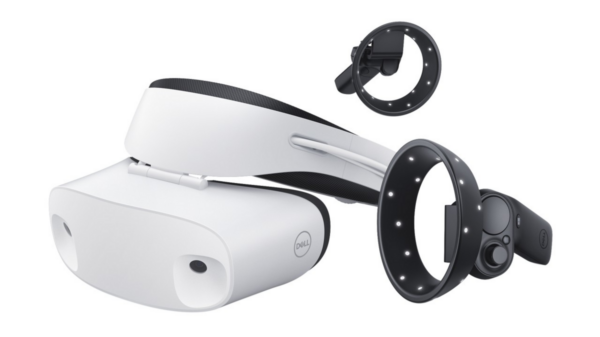 Dell Visor VR headset and controllers