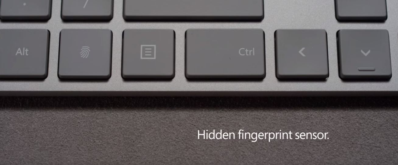 Microsoft Modern Keyboard with Fingerprint ID 600