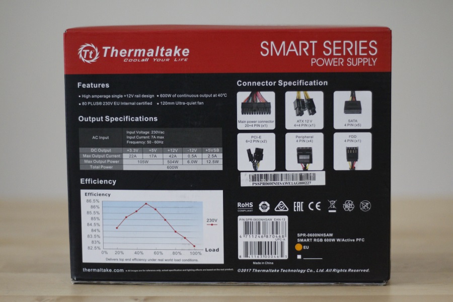 Thermaltake SMART RGB 600W 3