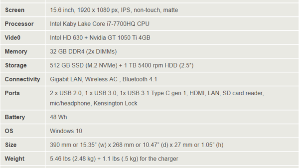 spec nitro 5 top