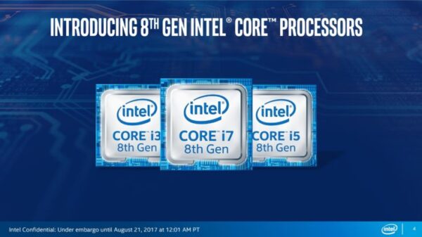 Intel 8th Generation Kaby Lake Refresh 600