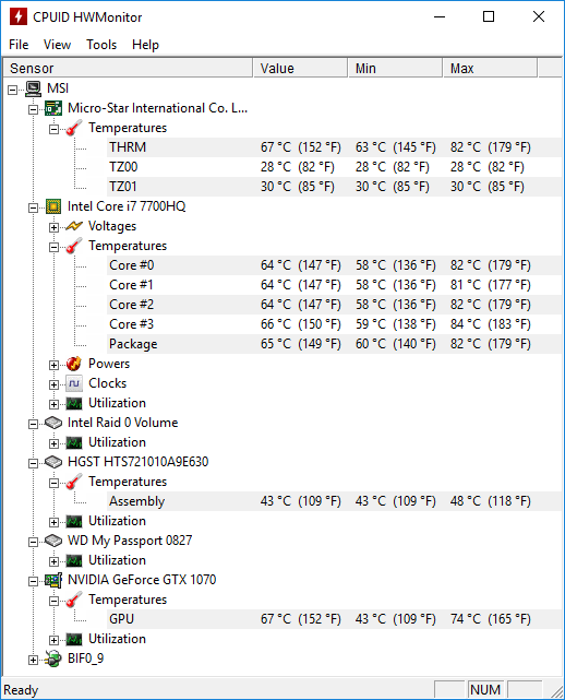 MSI GT75VR temp not boost