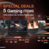 1000 x 500 Notebookspec Preload Ads Gaming Special Deals 5 ITEMS