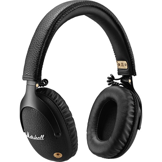 marshall audio 04091743 monitor bluetooth headphones black 1330058