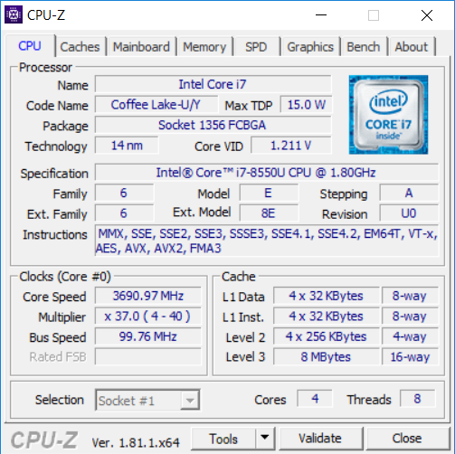 Dell Inspiron 5570 CPU1