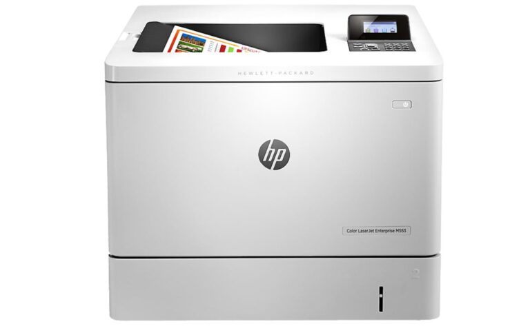 Hp laserjet enterprise m553 как снять ленту переноса