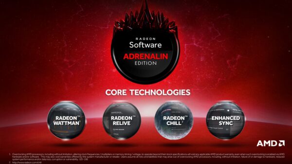 radeon adrenalin core tech new interface