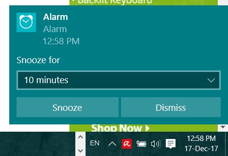 windows10 alarm 6