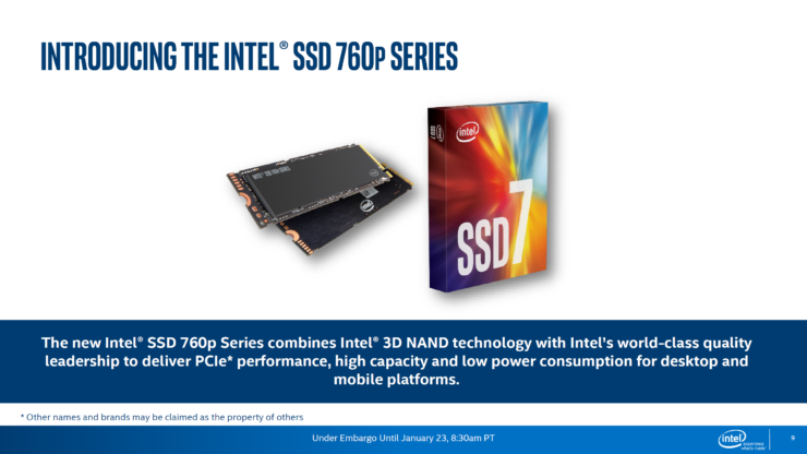 Intel SSD 760P Series 2 1