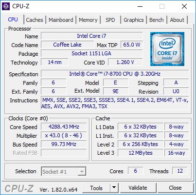vortex g25 CPU Z 1