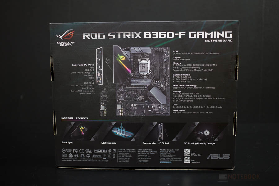 Asus Rog Strix B360 F Gaming 2