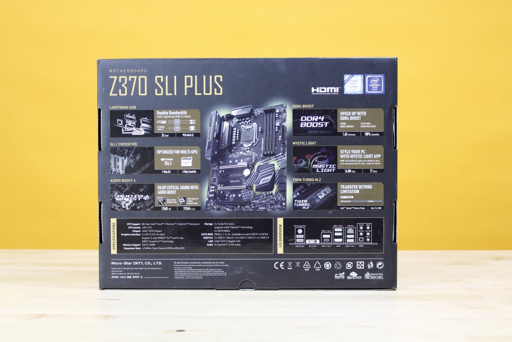MSI Z370 SLI Plus 2