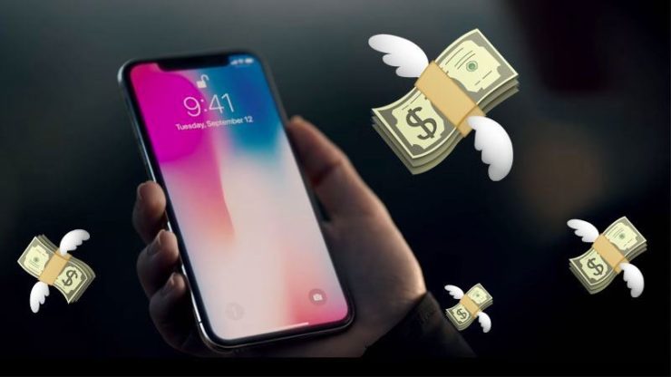 iphone x money