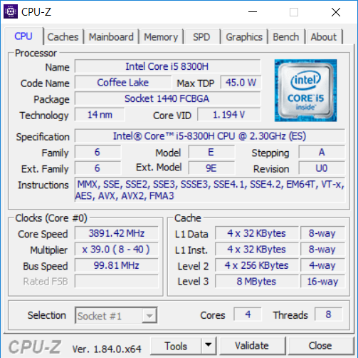 Lenovo IdeaPad 330 CPU1
