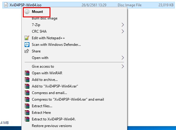 Windows Tips - โครตเจ๋ง! จําลองไดร์ (Mount Image) .Iso ใน Windows 8.1/10  ได้ง่ายโครต! - Notebookspec